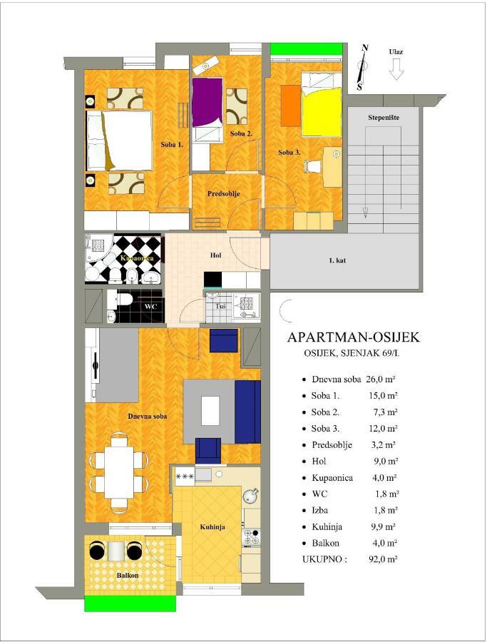 Apartman Osijek Exterior photo